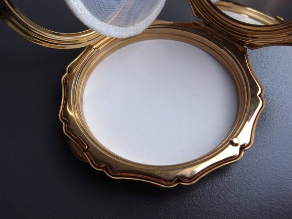 画像19: ストラットン（Stratton）のコンパクトミラー・ゴールド　イギリスアンティーク (19)