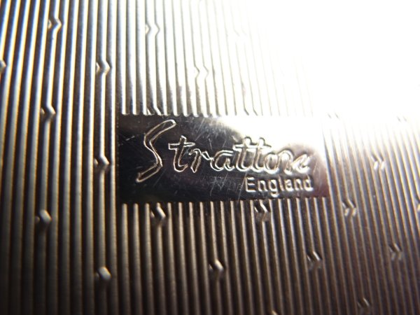 画像23: ストラットン（Stratton）のコンパクトミラー・ゴールド　イギリスアンティーク (23)