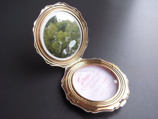 画像8: ストラットン（Stratton）のコンパクトミラー・シルバー　イギリスアンティーク (8)