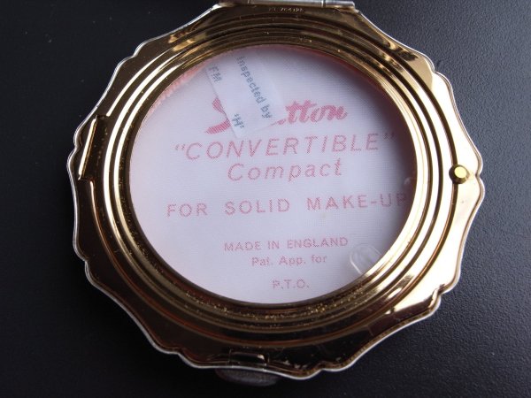 画像11: ストラットン（Stratton）のコンパクトミラー・シルバー　イギリスアンティーク (11)