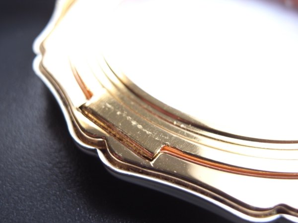 画像13: ストラットン（Stratton）のコンパクトミラー・シルバー　イギリスアンティーク (13)