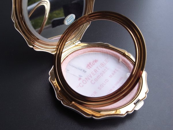 画像14: ストラットン（Stratton）のコンパクトミラー・シルバー　イギリスアンティーク (14)