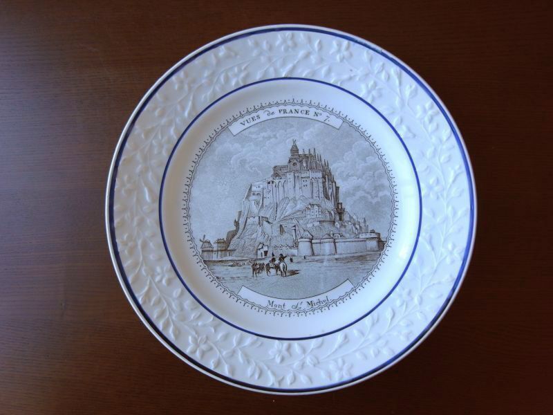 最終値下げ　蚤の市　アンティーク　モンサンミッシェル　飾り皿